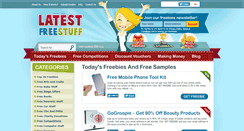 Desktop Screenshot of latestfreestuff.co.uk